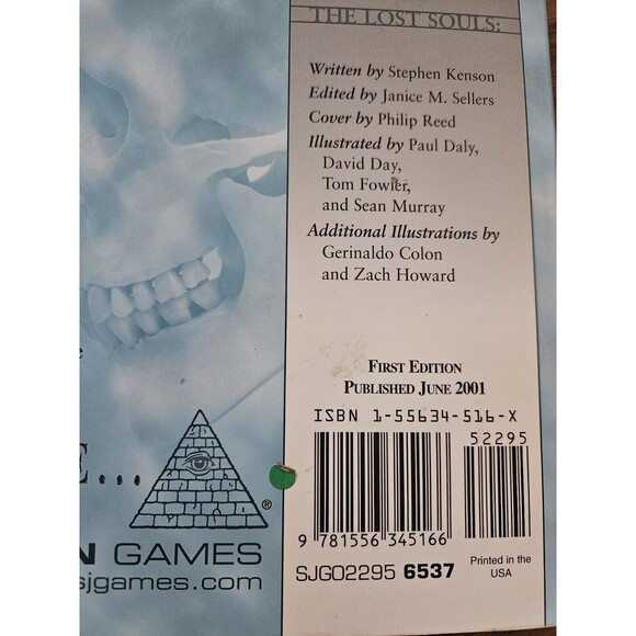 Steve Jackson Games GURPS Spirits By Stephen Kenson Role Playing 1st Ed 2001 - Picture 3 of 7